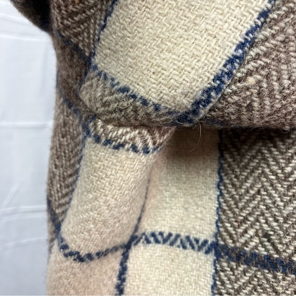 Vintage Bianca Plaid Single Button Wool Blazer Jacket Womens 12 Preppy Classic - Picture 7 of 15